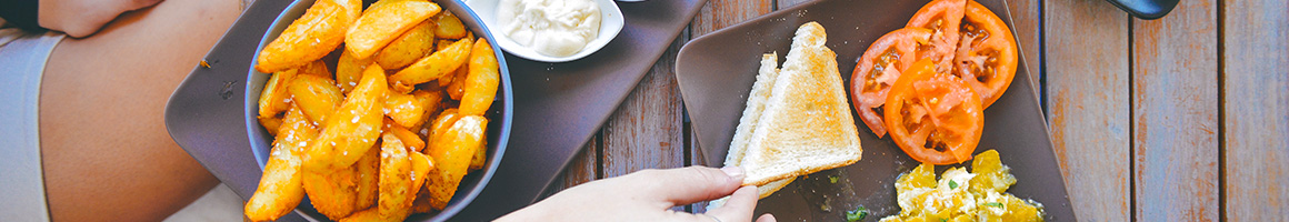 Eating at Tastee restaurant in Perris, CA.